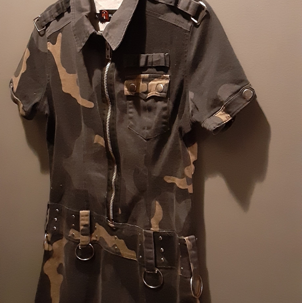 Army pattern dress